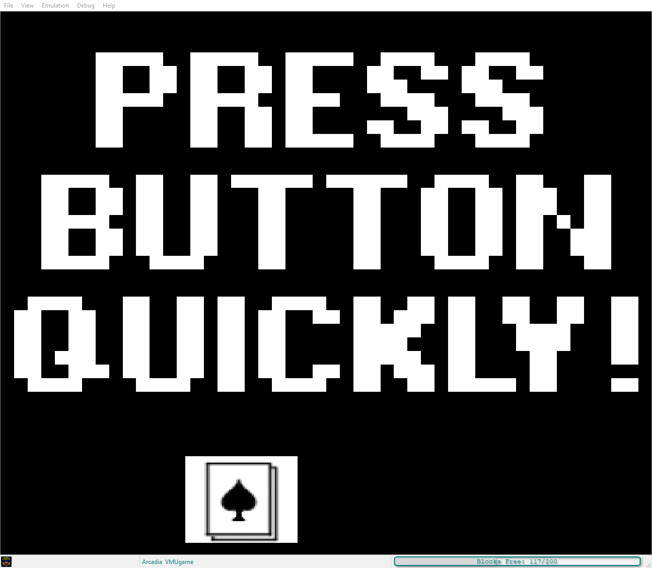 PRESS BUTTONS QUICKLY