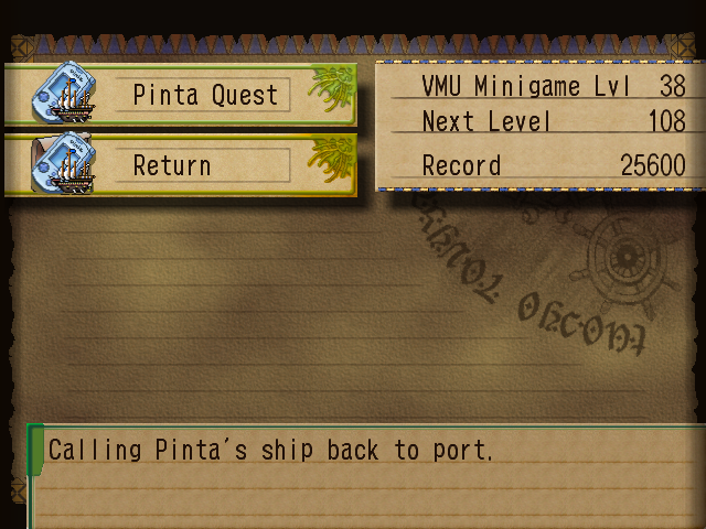 Pinta's Quest Results